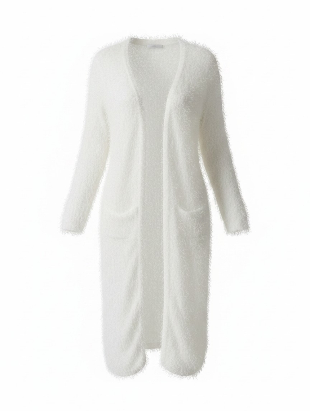 Shag/ Feathered Open Face Cardigan